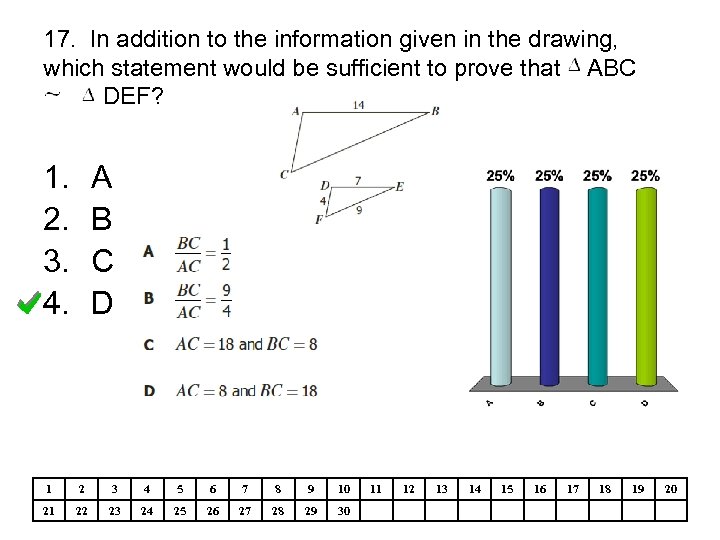 17. In addition to the information given in the drawing, which statement would be