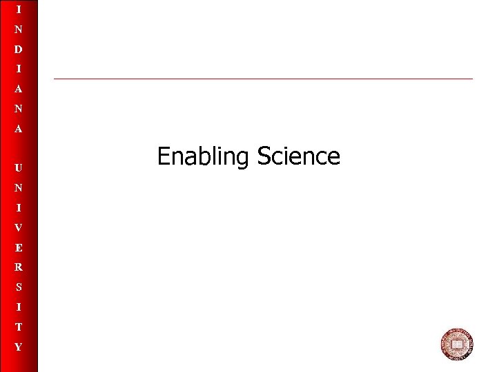 I N D I A N A U N I V E R S