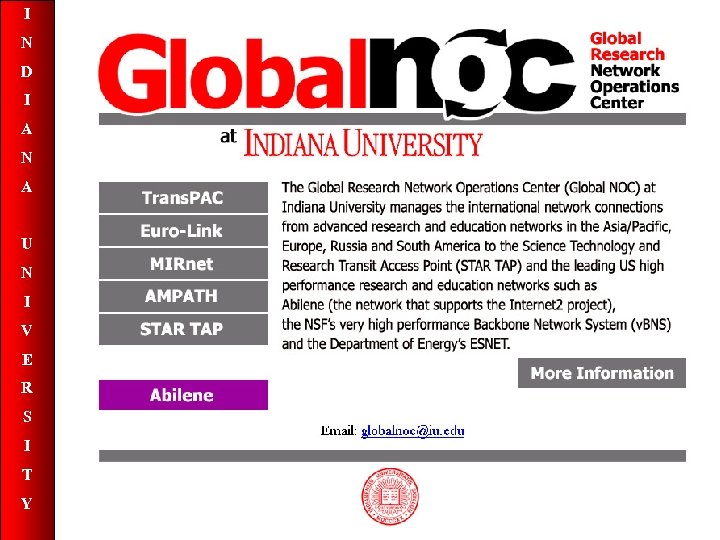 I N D I A N A U N I V E R S