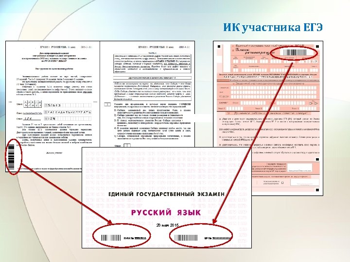 ИК участника ЕГЭ 28 мая 2015 2014 КИМ № 55515111 БР № 31111114 