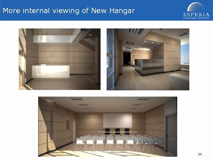 More internal viewing of New Hangar 20 