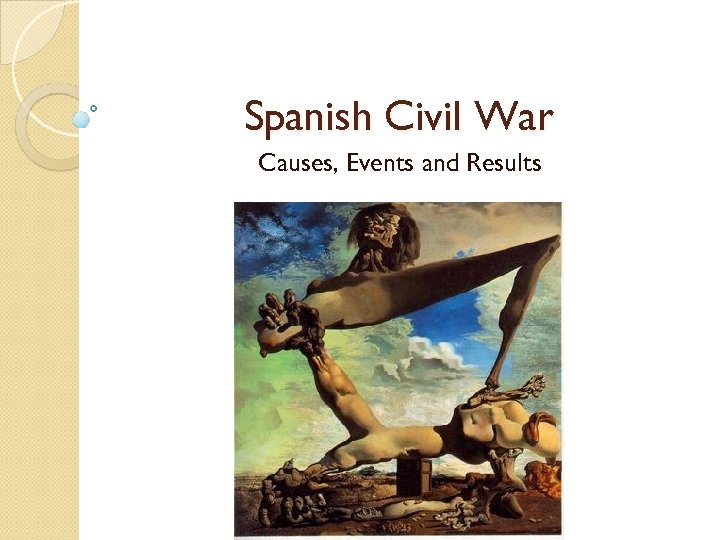 Spanish Civil War Causes, Events and Results 