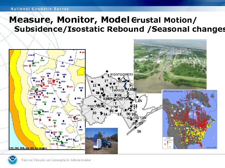 Measure, Monitor, Model Crustal Motion/ - Subsidence/Isostatic Rebound /Seasonal changes MONTGOMERY 13 12 17