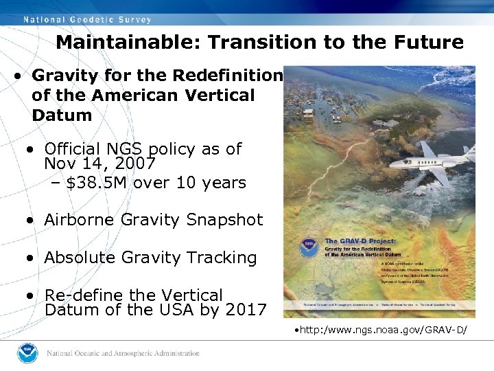 Maintainable: Transition to the Future • Gravity for the Redefinition of the American Vertical