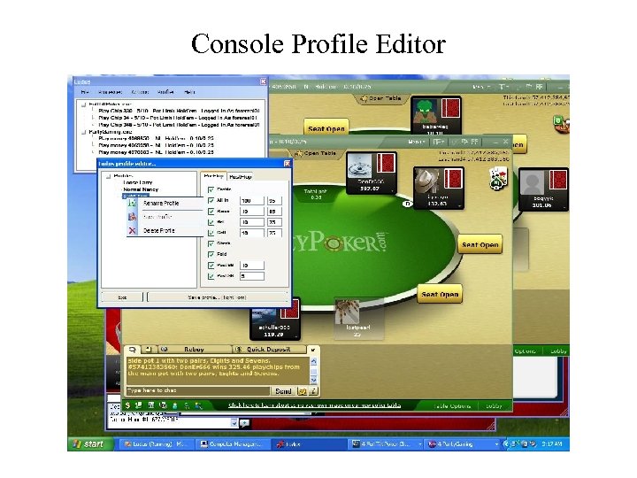 Console Profile Editor 
