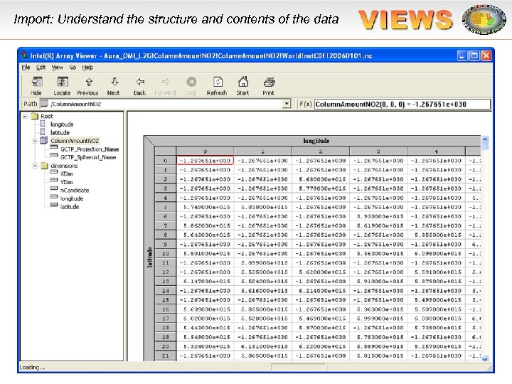 Import: Understand the structure and contents of the data 