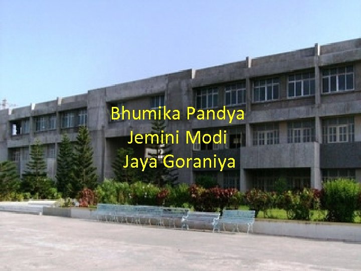 Bhumika Pandya Jemini Modi Jaya Goraniya 