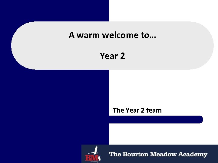 A warm welcome to… Year 2 The Year 2 team 
