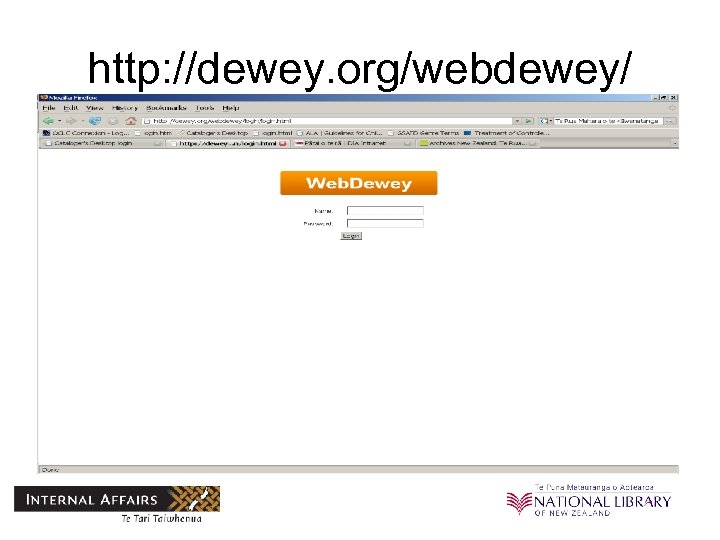 http: //dewey. org/webdewey/ 