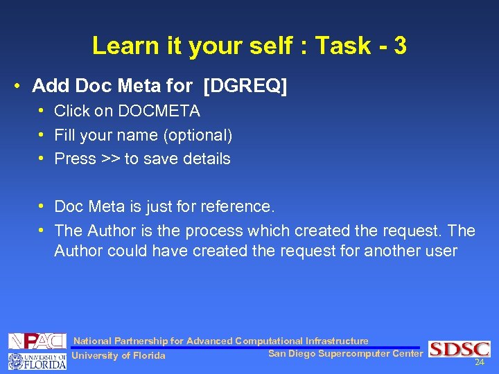 Learn it your self : Task - 3 • Add Doc Meta for [DGREQ]