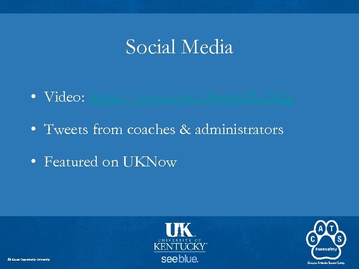 Social Media • Video: https: //youtu. be/z 8 ewp. ALe 5 Kg • Tweets