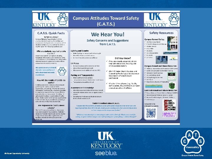 An Equal Opportunity University 