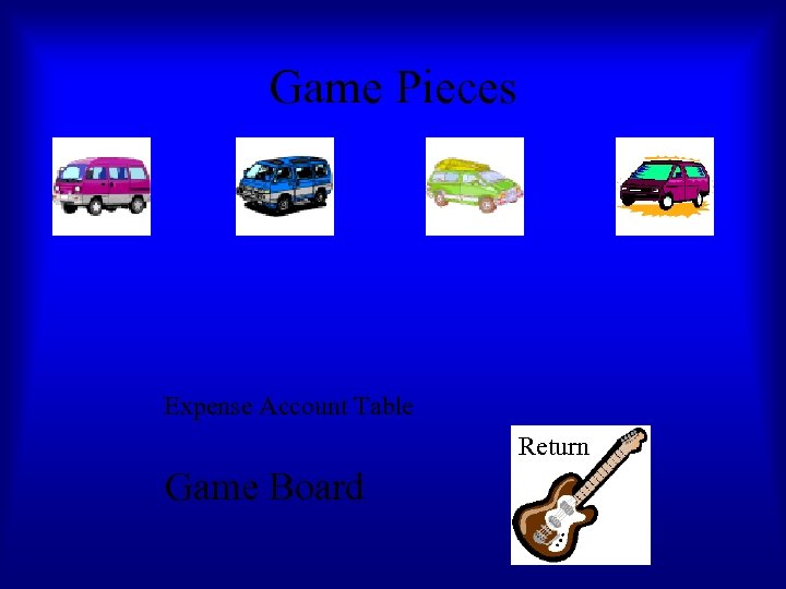 Game Pieces Expense Account Table Return Game Board 