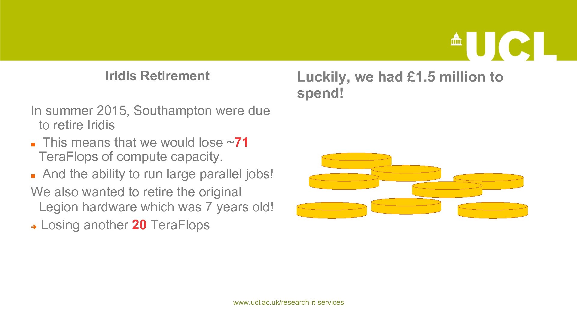 8 Iridis Retirement Luckily, we had £ 1. 5 million to spend! In summer