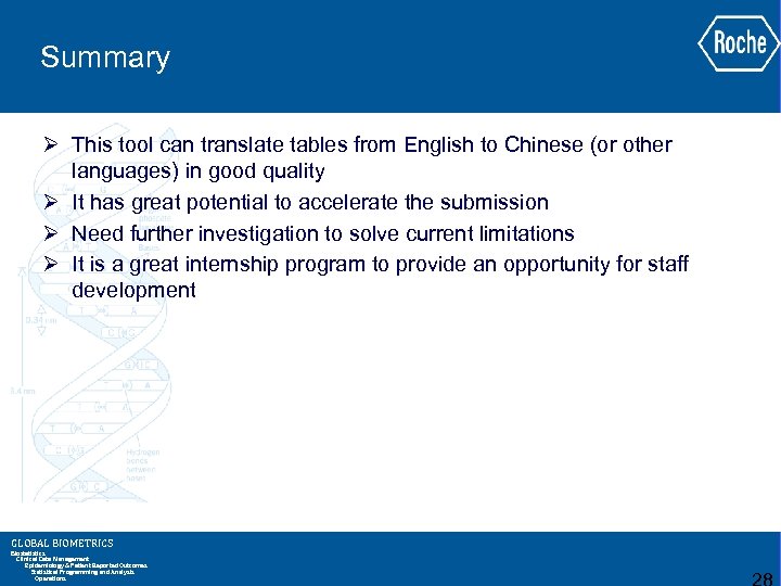 Summary Ø This tool can translate tables from English to Chinese (or other languages)