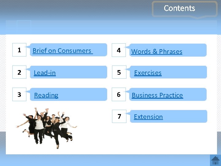 Contents 1 Brief on Consumers 4 2 Lead-in 5 3 Reading 6 Business Practice