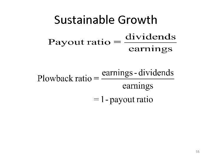 Sustainable Growth 56 