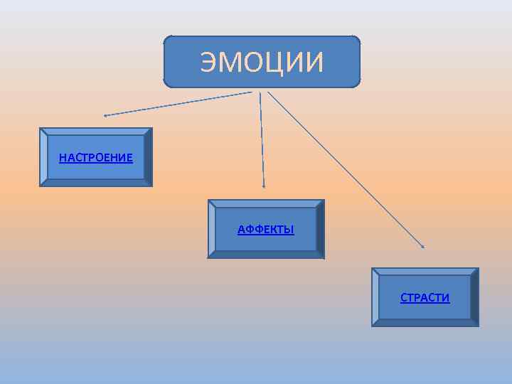 ЭМОЦИИ НАСТРОЕНИЕ АФФЕКТЫ СТРАСТИ 