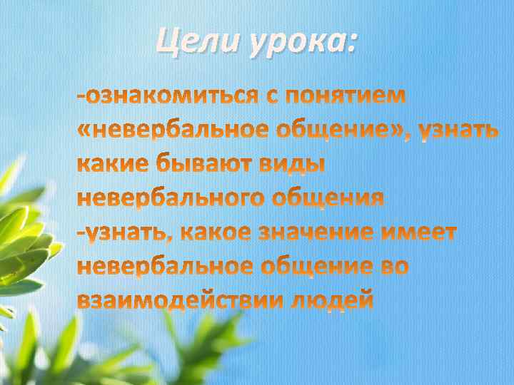 Цели урока: 