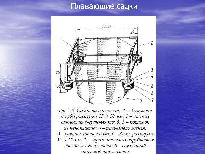 Плавающие садки 