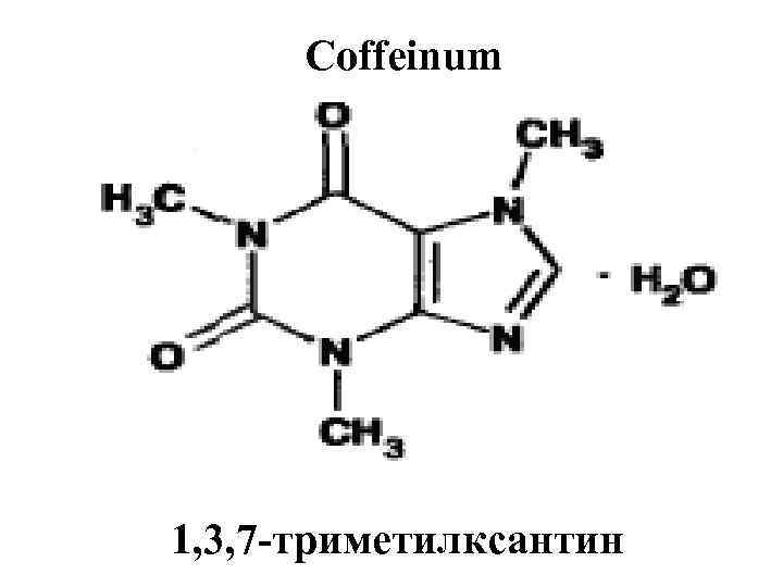 Сoffeinum 1, 3, 7 -триметилксантин 