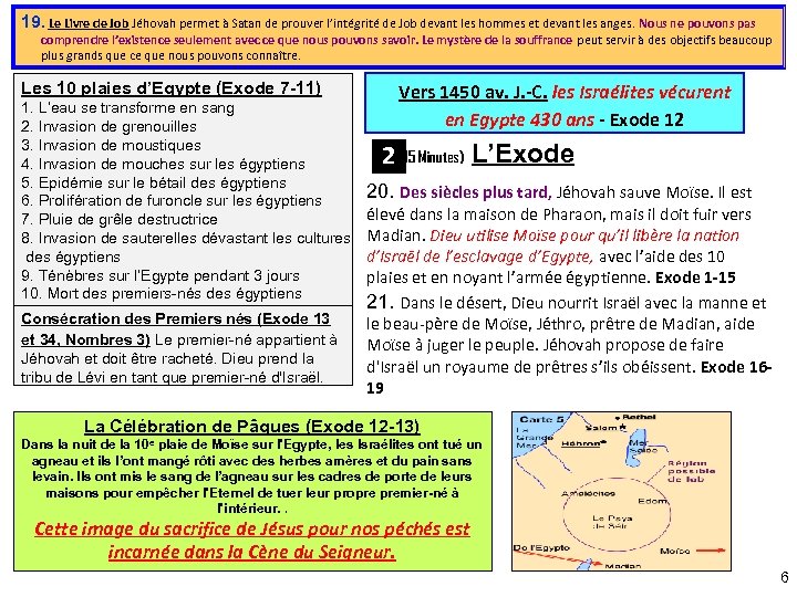 19. Le Livre de Job Jéhovah permet à Satan de prouver l’intégrité de Job
