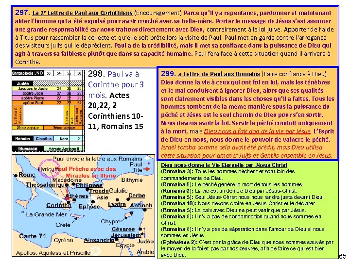 297. La 2 e Lettre de Paul aux Corinthiens (Encouragement) Parce qu’il y a