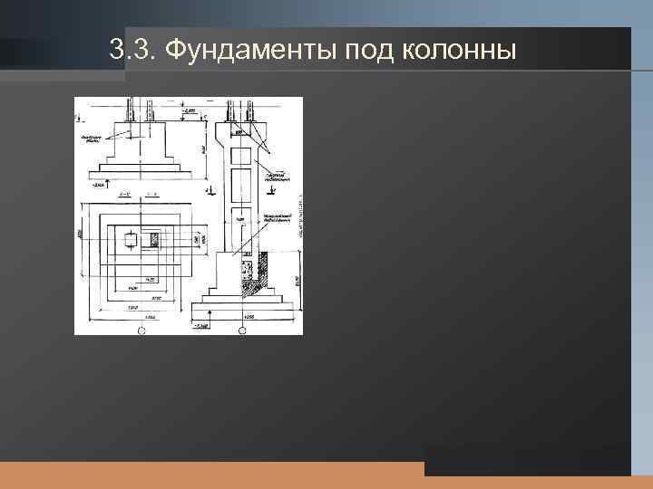 LOGO 3. 3. Фундаменты под колонны 