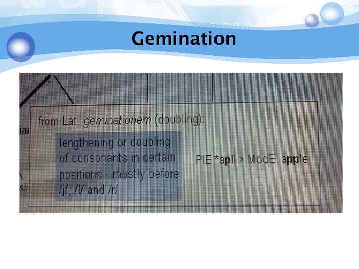 Gemination 