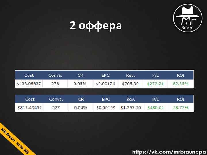2 оффера 