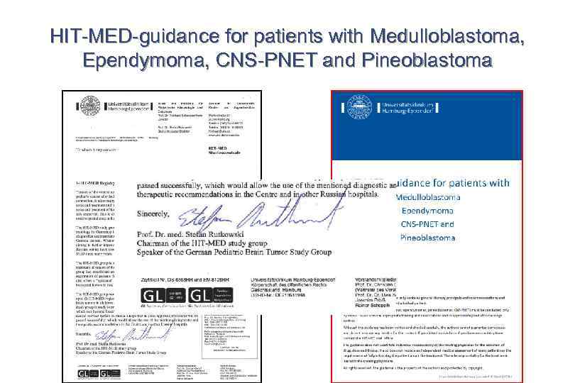 HIT-MED-guidance for patients with Medulloblastoma, Ependymoma, CNS-PNET and Pineoblastoma 