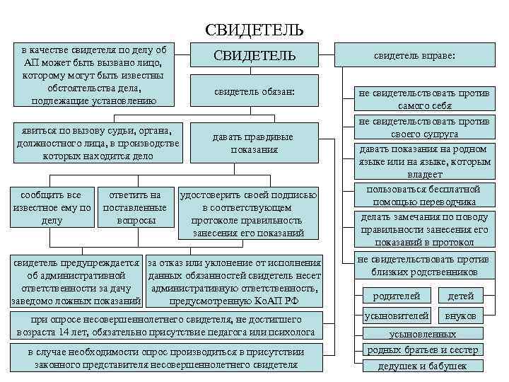 СВИДЕТЕЛЬ в качестве свидетеля по делу об АП может быть вызвано лицо, которому могут