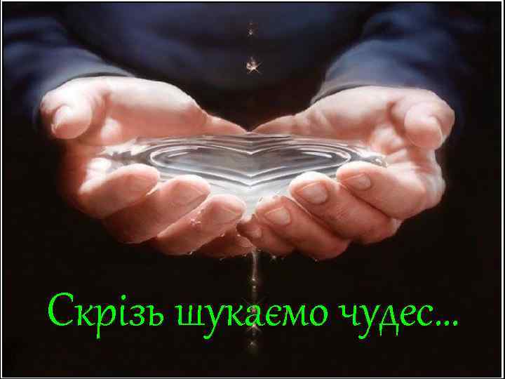 Скрізь шукаємо чудес… 