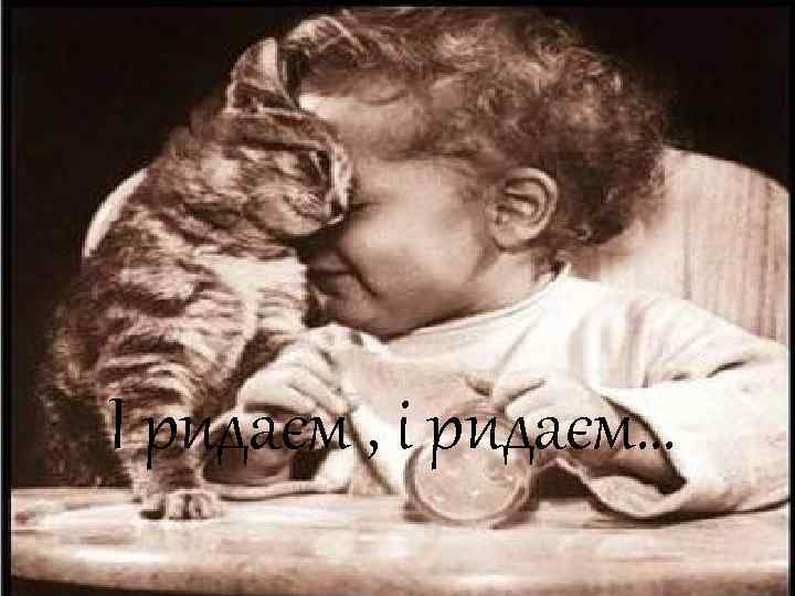 І ридаєм , і ридаєм… 