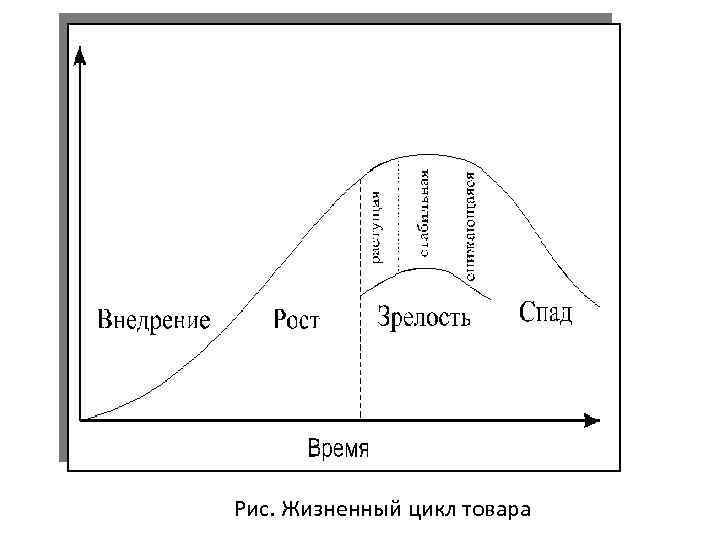 Рис. Жизненный цикл товара 