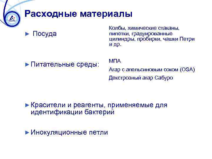 Расходные материалы ► Колбы, химические стаканы, пипетки, градуированные цилиндры, пробирки, чашки Петри и др.