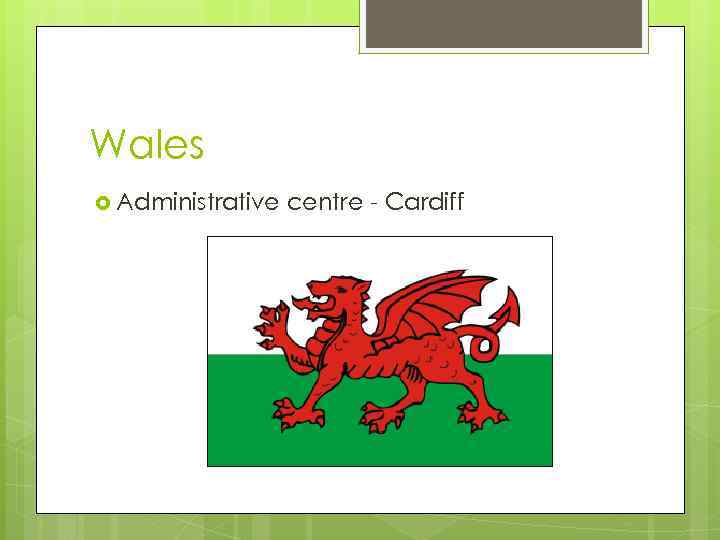 Wales Administrative centre - Cardiff 