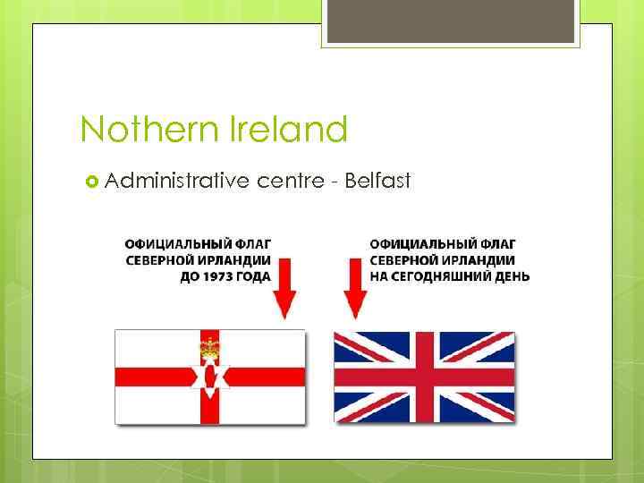 Nothern Ireland Administrative centre - Belfast 