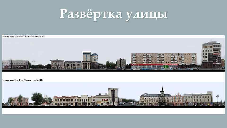 Развертка города чертеж