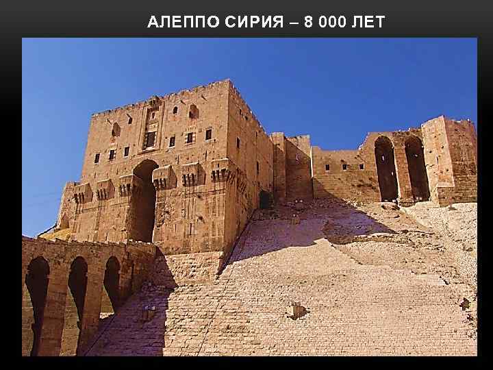 АЛЕППО СИРИЯ – 8 000 ЛЕТ 