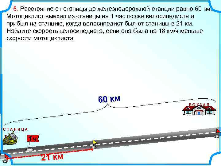 Расстояние между станицей