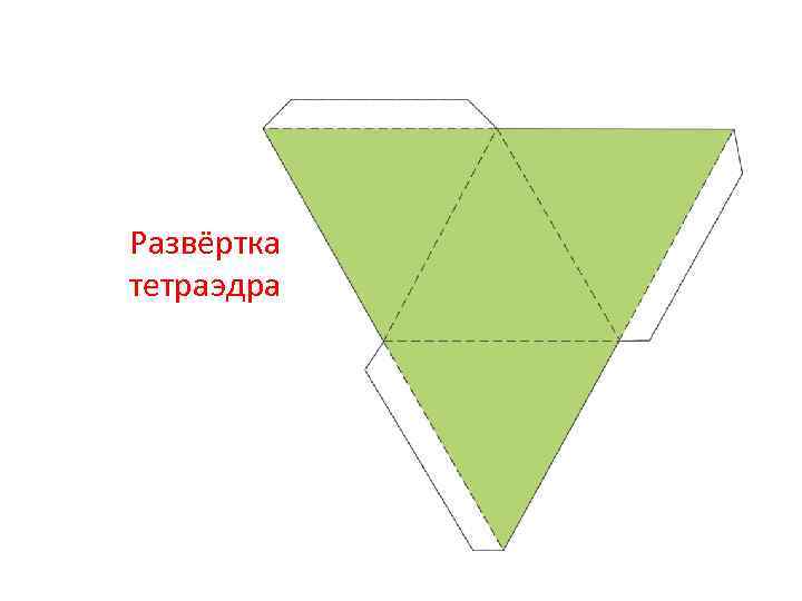 Развёртка тетраэдра 