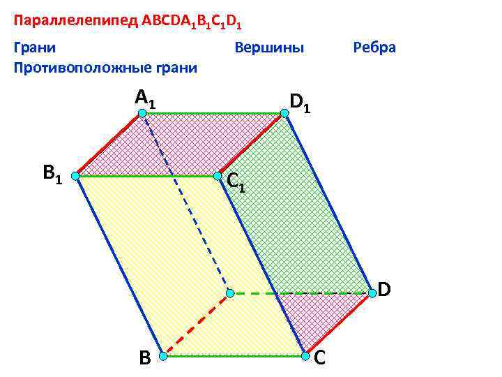 Параллелепипед грани вершины. Параллелепипед грани вершины ребра. Авсda1b1c1d1 параллелепипед AP=PB. Противоположные вершины параллелепипеда. Параллелепипед грани вершины ребра диагонали.