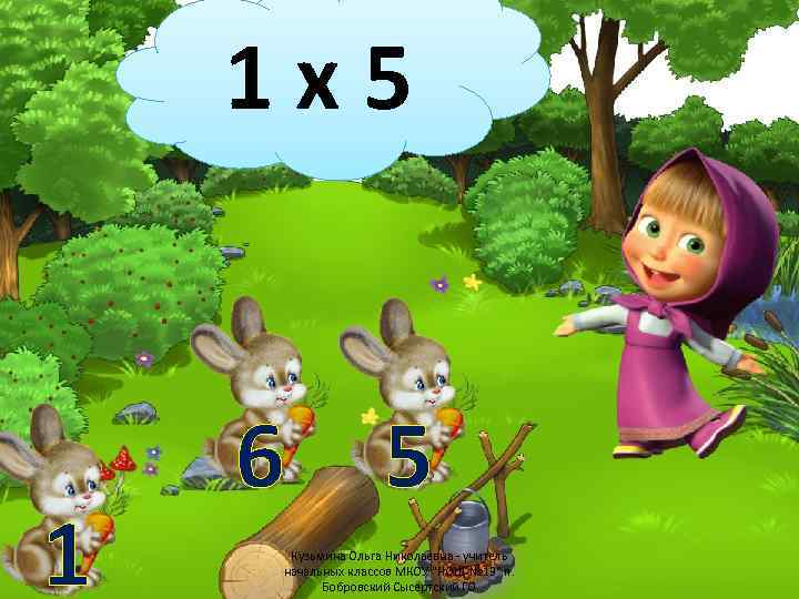 1 х5 1 6 5 Кузьмина Ольга Николаевна - учитель начальных классов МКОУ "НОШ