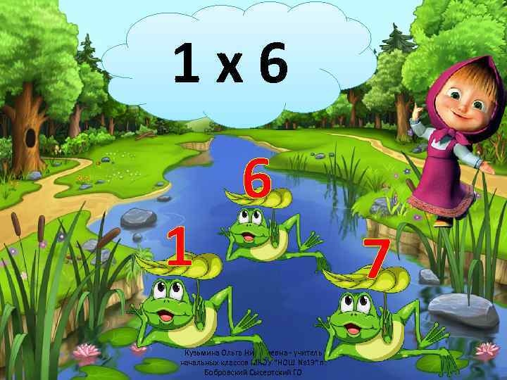 1 х6 1 6 Кузьмина Ольга Николаевна - учитель начальных классов МКОУ "НОШ №