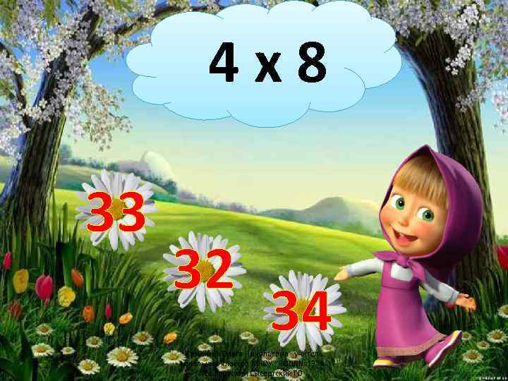 4 х8 33 32 34 Кузьмина Ольга Николаевна - учитель начальных классов МКОУ "НОШ