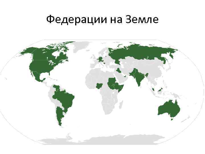 Федерации на Земле 