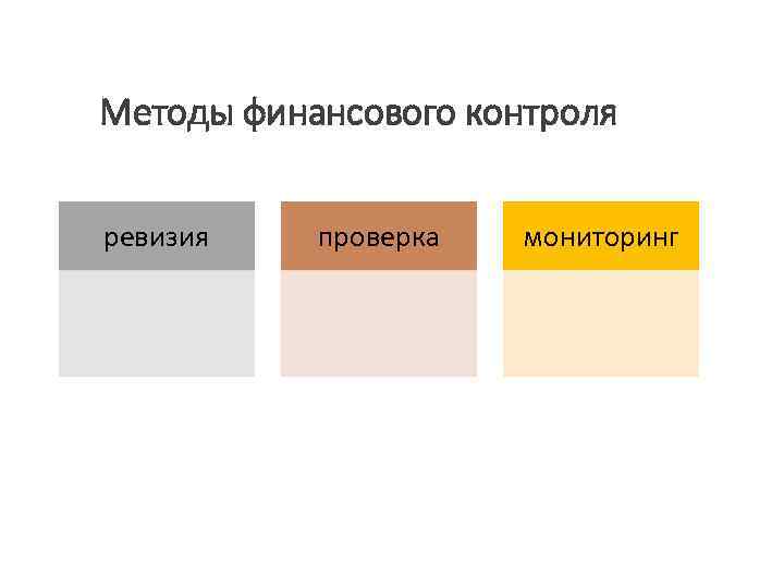 Методы финансового контроля ревизия проверка мониторинг 