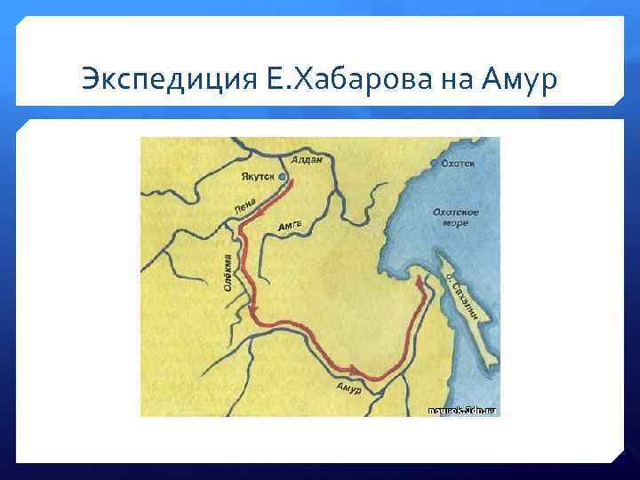 Экспедиция Е. Хабарова на Амур 