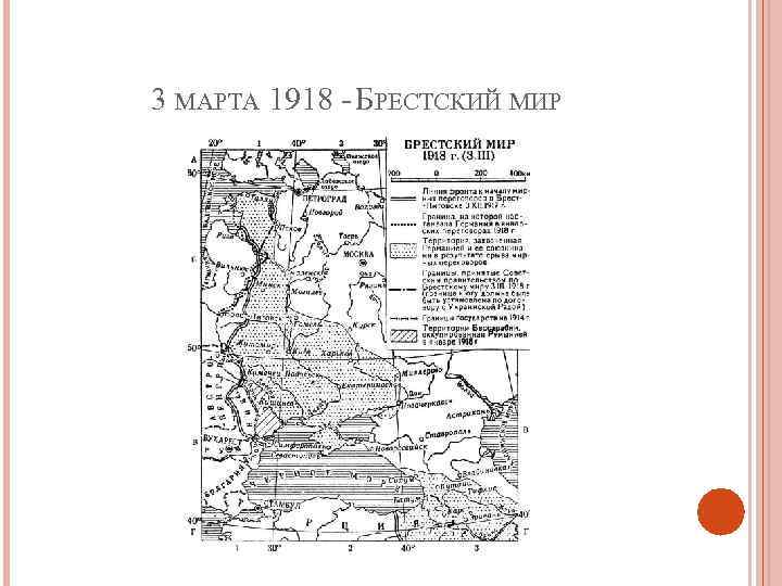 3 МАРТА 1918 - БРЕСТСКИЙ МИР 